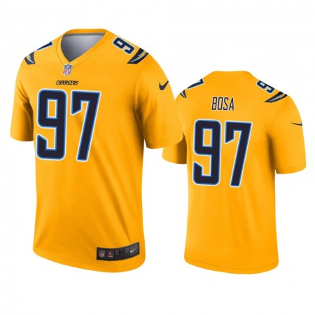 Maillot Homme Los Angeles Chargers Joey Bosa 97 Gold Inverted Legend